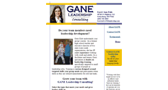 Desktop Screenshot of ganeleadership.com